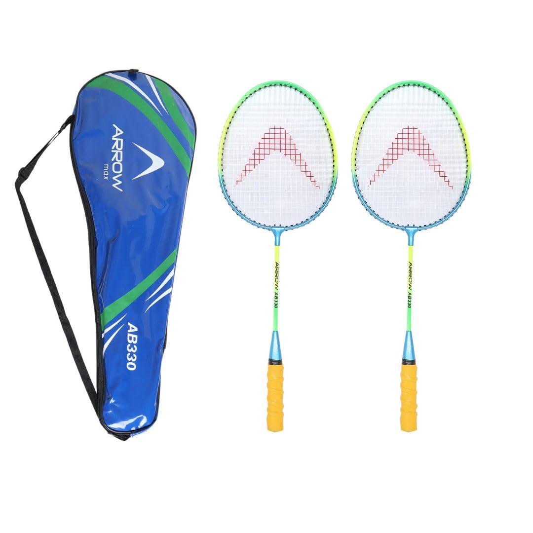 Alloy Steel JOINTLESS Youth Light Weight Shuttle Badminton Racket Set of 2 Pieces Pair for All Age Group, Full Zipper Cover, Ideal for Junior Adults and Youth (B0CMZJC8K4) Amazon Price History, Amazon Price Tracker