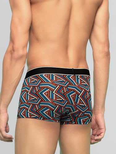 Image of XYXX Men's Super Combed Cotton Regular Fit Solid Antibacterial Trunks with No Marks Waistband