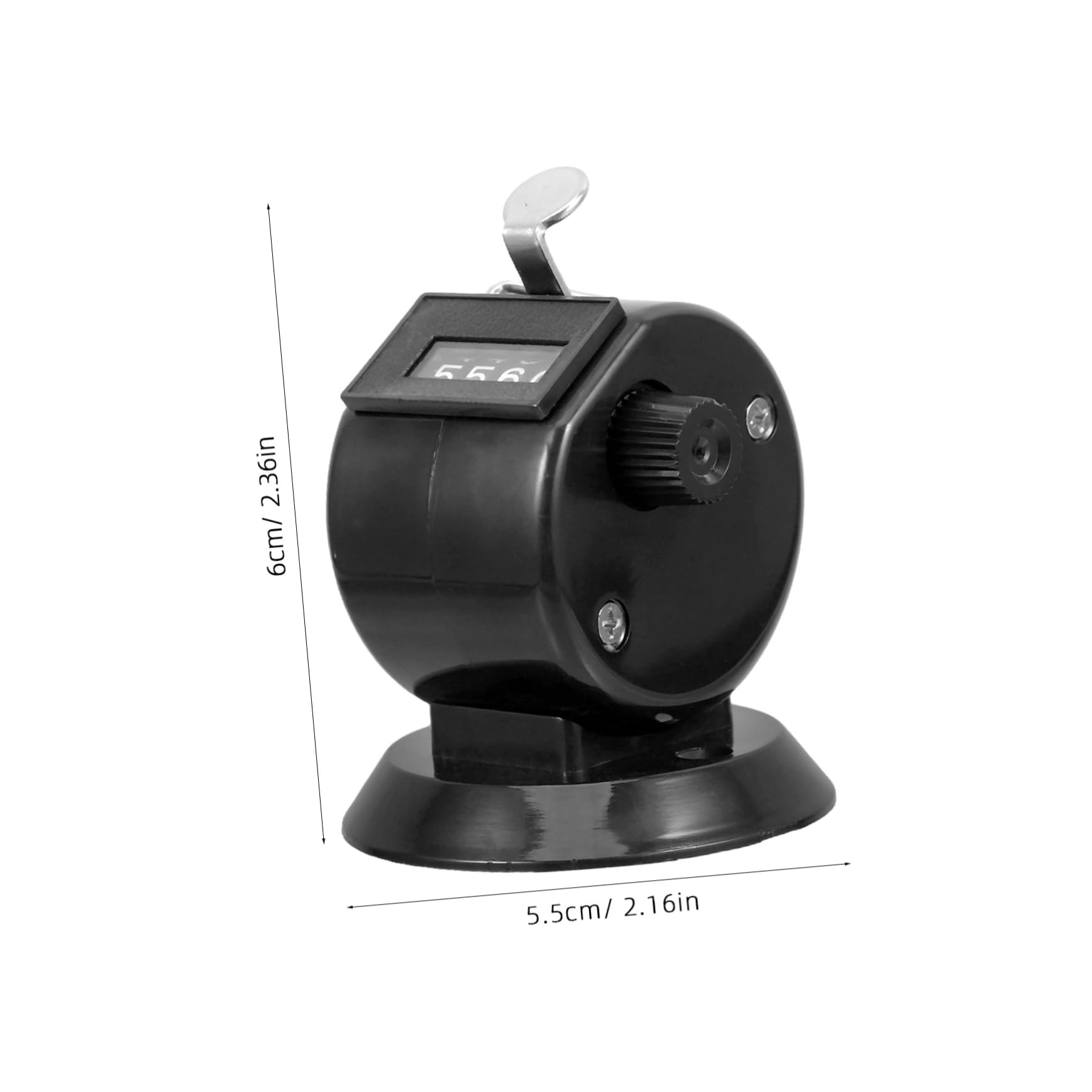 Cabilock Manual Counter Number Count Tally Counter Pitch Counter Clicker Hand Clicker Counter Clicker Counting Number Clicker Counter Hand Counter Clicker Click Counter Plastic Black