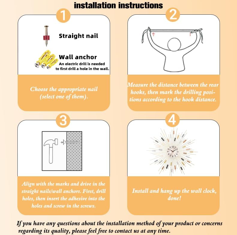 Miniatura 8 de Reloj de pared de esquina semicircular de doble cara con péndulo, reloj de pared decorativo en 2 movimientos de cuarzo silencioso, funciona con
