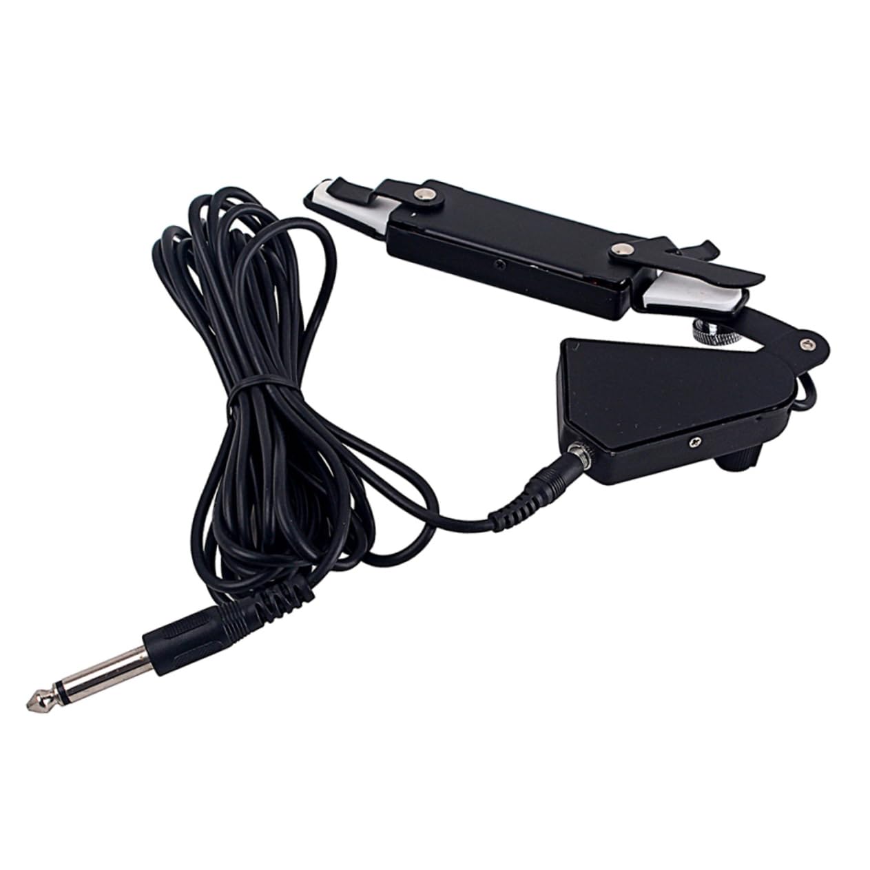 EPIGEIST Clip Soundhole Pickup for Acoustic Guitar with Tone Volume Control Low Noise Transducer for Enhanced Sound Quality Durable Black Design