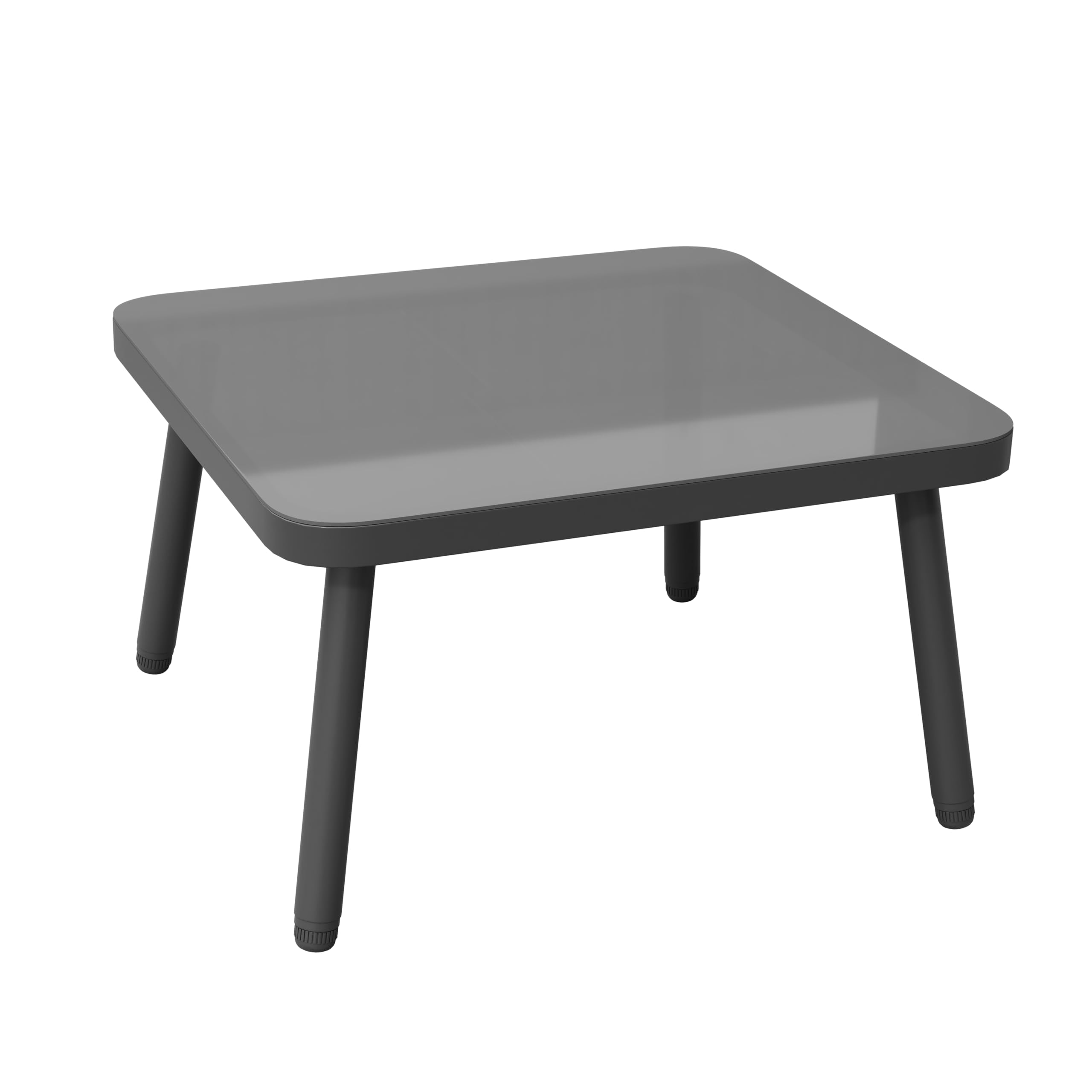 Juego de muebles de jardín de hierro con cuerda verde, juego de muebles de jardín en forma de L, juego de salón de cuerda verde con cojín, patas ajustables, 2 sofás y 1 mesa (gris)