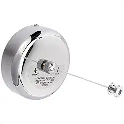 MEVS Varal Retrátil de Parede Invisível Aço INOX 2,7m Seca Roupas Lavanderia Apartamento Casa