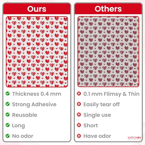 Image of KatchOn, XtraLarge Valentines Day Backdrop - 9.75x6.5 Feet, Pack of 3 | Valentine Party Decorations, Valentine Fringe Backdrop for Valentines Day Decorations and Galentines Decor