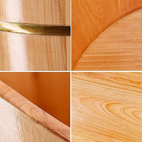 Tina de madera para baño de pies con masaje y tapa miniatura 6
