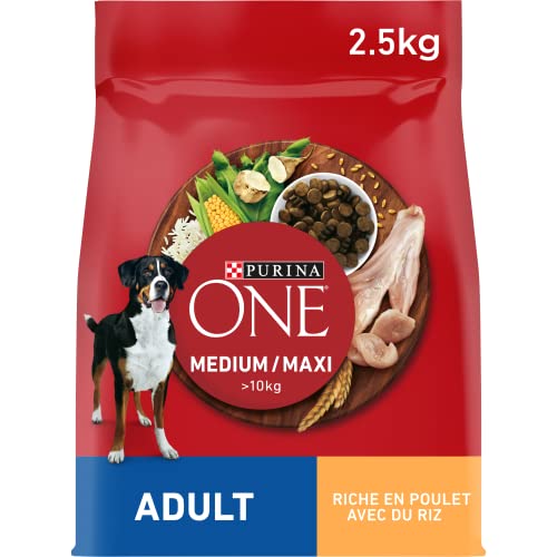 Purina One Cane Crocchette Pollo con Riso, 2.5kg