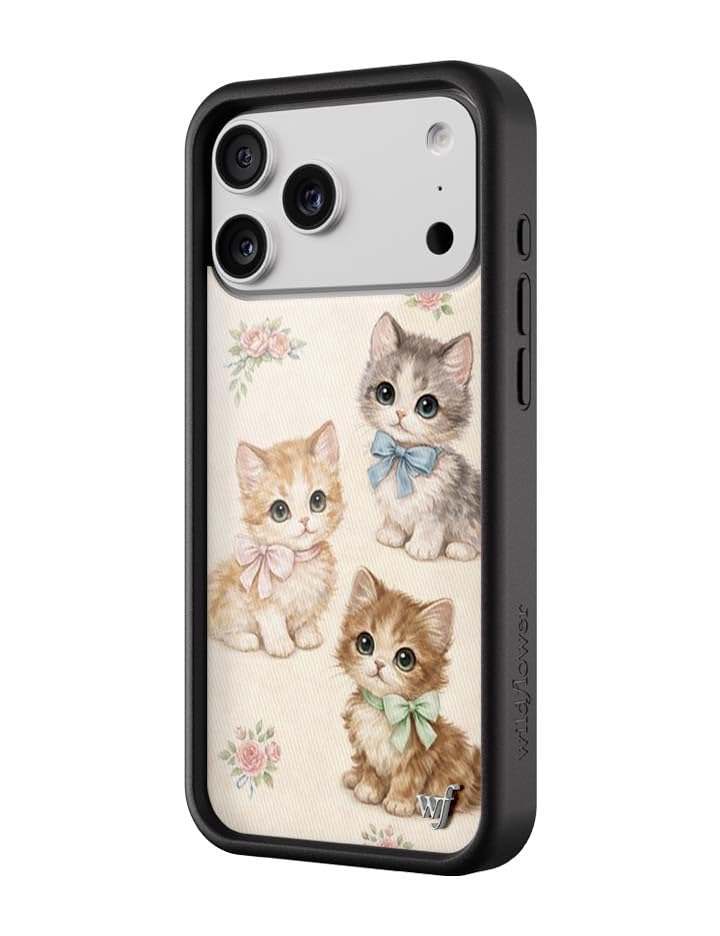 Image of Wildflower Cases - iPhone 17 Pro Max Compatible - Vintage Kittens