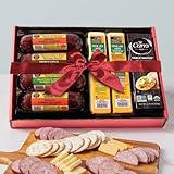 Mancave Ultimate Men's Cheese & Sausage Gift Basket - features Summer Sausages, 100% Wisconsin Cheeses and Crackers | Great for gifts!