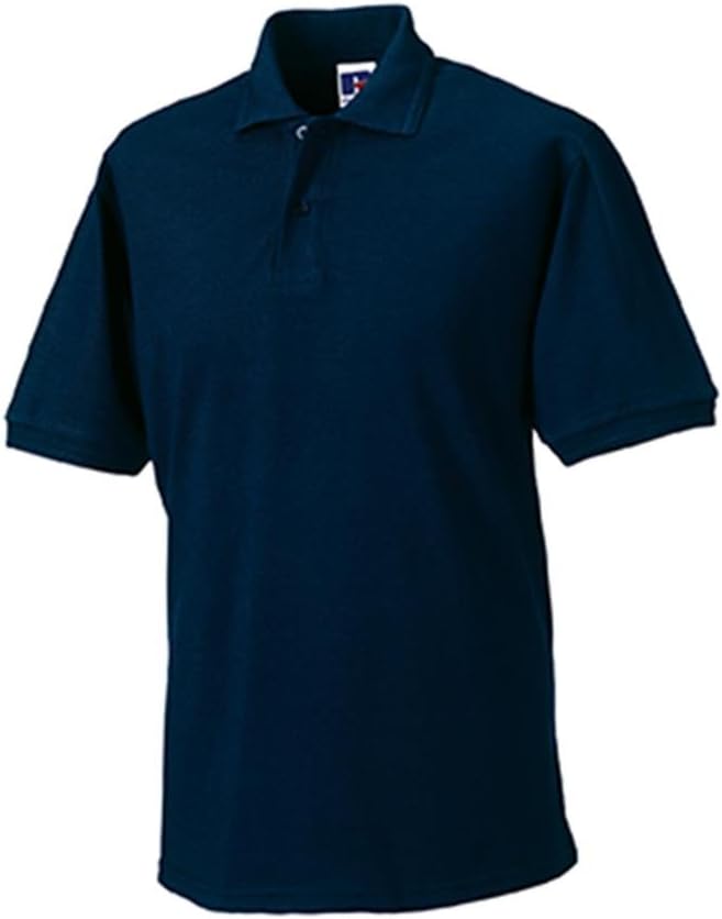 Russell Workwear Hardwearing Pique Polo Shirt : Color - French Navy : Size - XXL