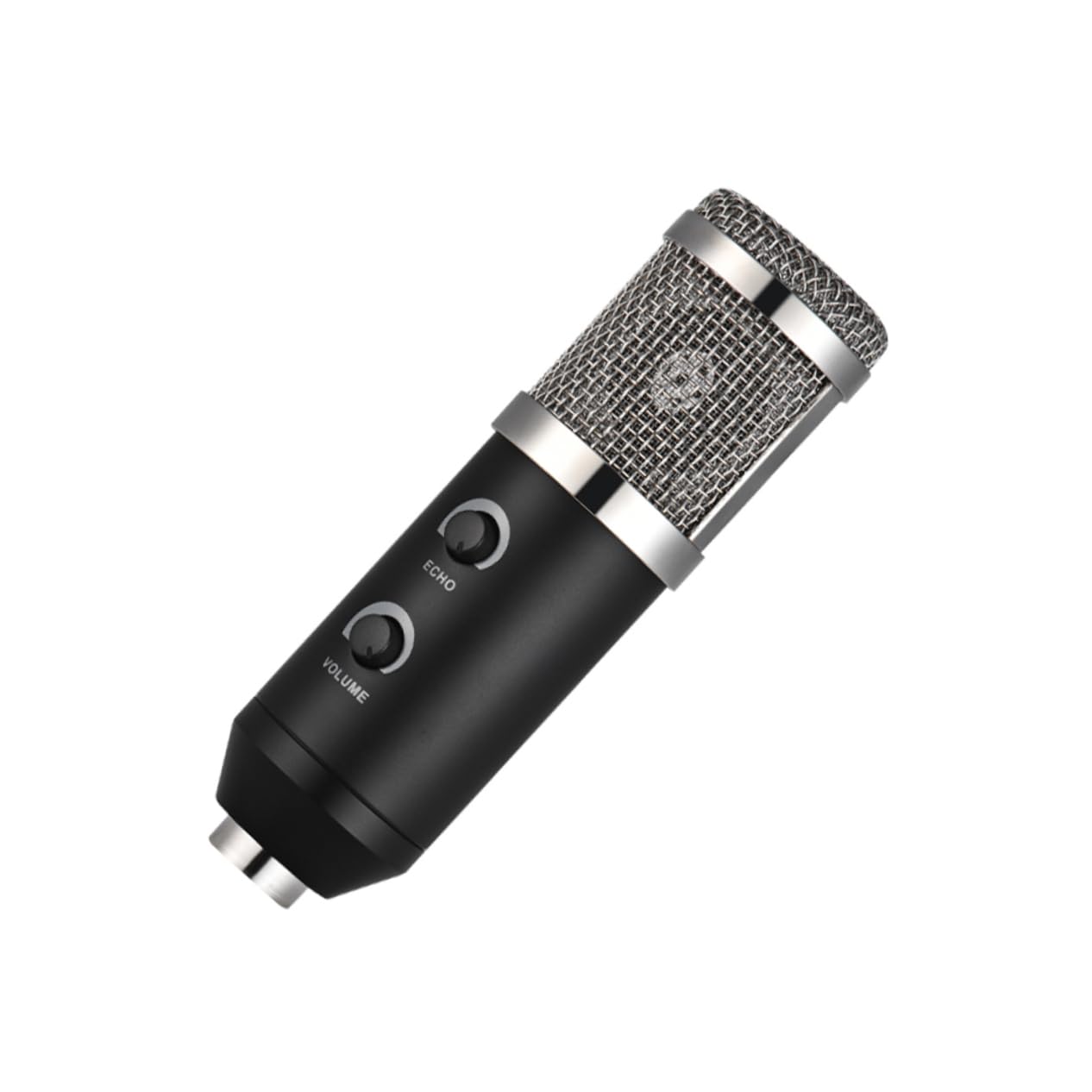 Condensateur Noir Professionnel Micro pour Enregistrement et Diffusion