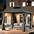 Endark 12x12FT Outdoor Hardtop Double Roof Gazebo with Galvanized Steel Roof, Heavy Duty Metal Frame Canopy with Mosquito Netting and Privacy Curtains (12 * 12FT)