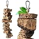 Kette zum Knabbern aus Korkrinde | 25cm | Spielzeug für Vögel | Naturmaterial Kork