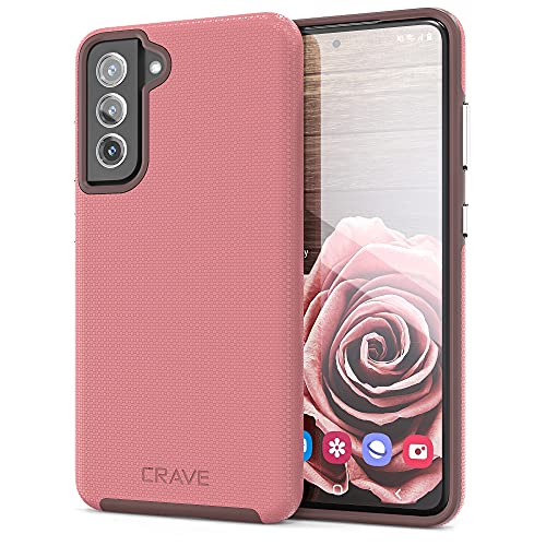 Image of Crave for Galaxy S21 FE Case, Shockproof Protection Dual Layer for Samsung Galaxy S21 FE 5G (6.4 inch) - Berry