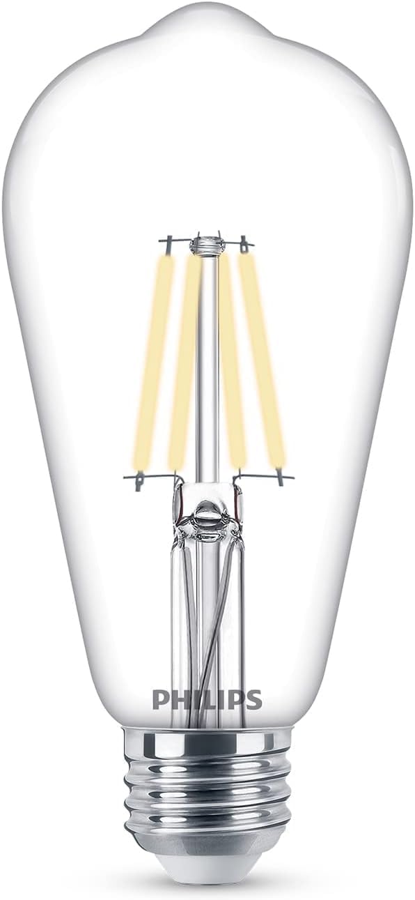 Philips 75-Watt Clear Daylight Dimmable Vintage LED Light Bulb