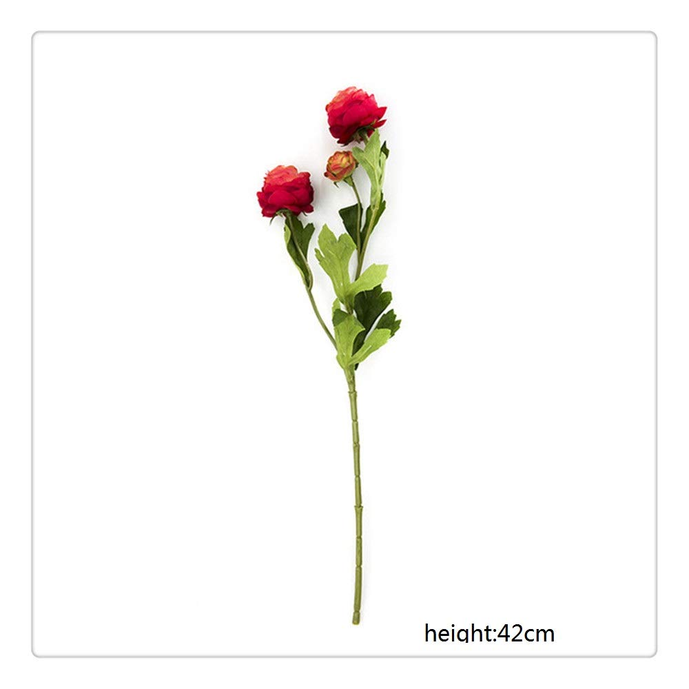 Simulazione di Fiori Artificiali di Fiori Artificiali Bouquet di Copricapo Fatto A Mano Ornamenti Decorazioni per La Casa di Nozze 42cm