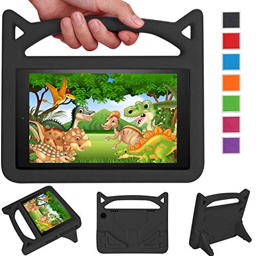 REAL-EAGLE - Funda para tablet Kindle Fire HD 8 (10ª generación 202020) y Fire HD 8 Plus 2020 lanzamiento, mango ligero a prueba de golpes con funda para niños para 2020 Fire HD 8 pulgadas