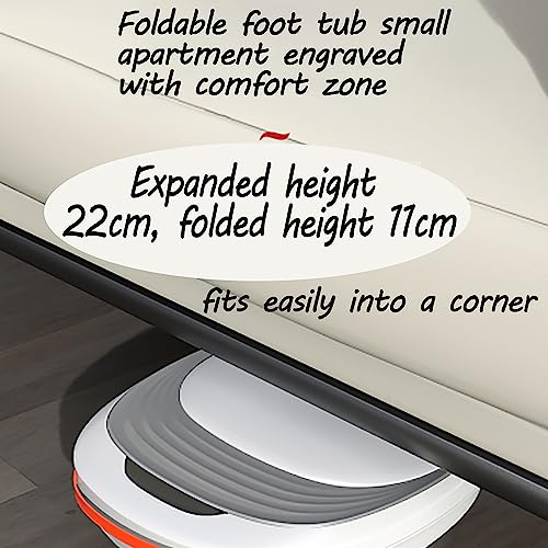 Spa de pies eléctrico plegable con masaje y terapia de luz roja miniatura 4