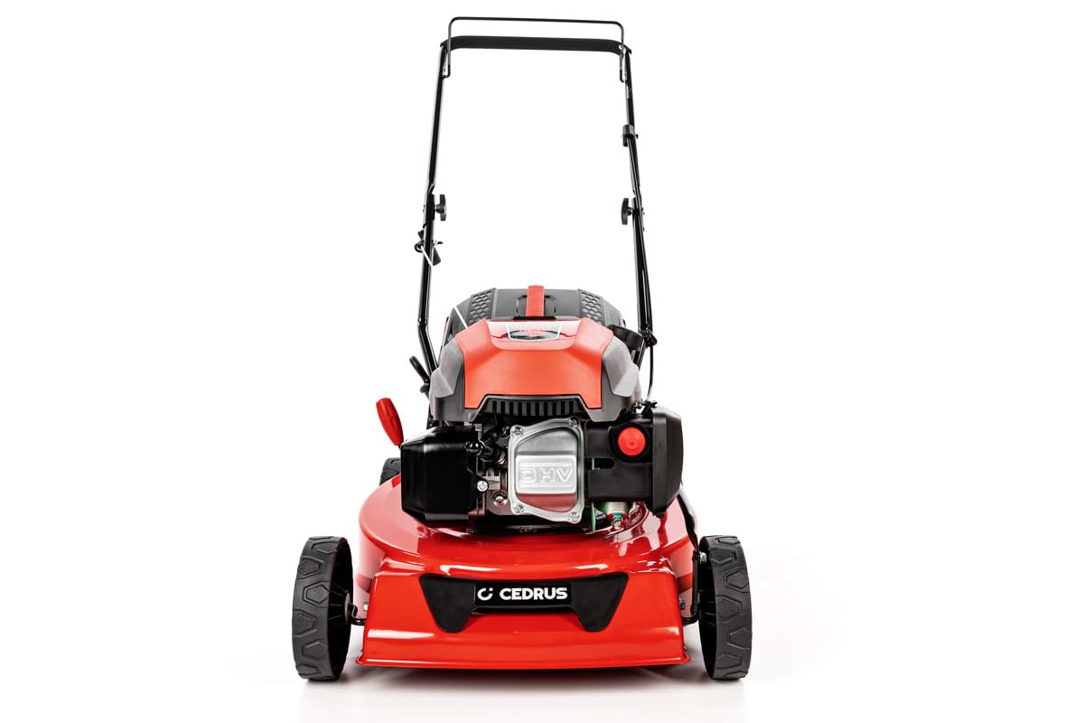 Cedrus CEDKS42 kosiarka spalinowa 42 cm 4,2 KM 145cc bez napędu 3 w 1, mulczowanie, wyrzut tylny, kosz na trawę 45 l, centralna regulacja wysokości cięcia, stalowa obudowa