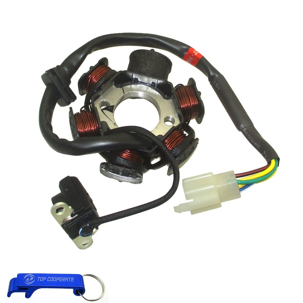 TC-MotorEngine Magneto Stator Coil for RXF Racing Mini Dirt Bike SYX Moto Tearoff Hooligan ZUUMAV K1 60cc KAYO KMB 60 Icebear PAD60-1 Venom MX60 Symotos KB60 Kids Pitbike