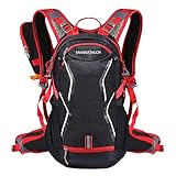 🚴【Komplettes Zubehör】: Unser Sportrucksack Konzipiert für den Radsport, ausgestattet mit einer Helm-Stretch-Tasche, 210D wasserdichte Hülle und 6,0-Zoll Handytasche, die auf die Bedürfnisse von Fahrreisen abgestimmt ist. (Die elastische Helmtasche und die wasserdichte Abdeckung sind mit einem Ablagefach ausgestattet und die Handytasche ist abnehmbar.)