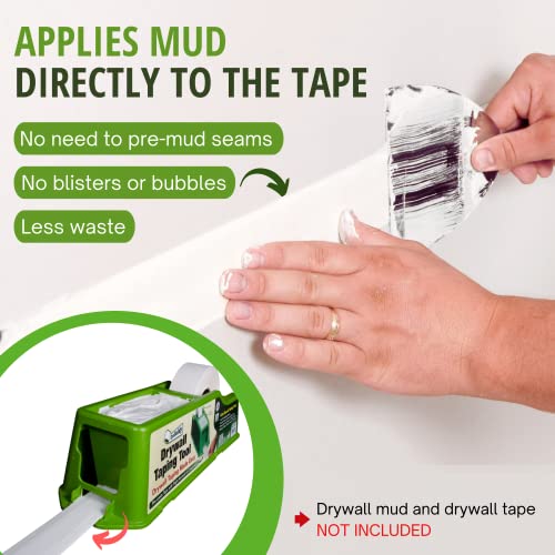 Buddy-Tools-TapeBuddy-Drywall-Tape-Dispenser-Simplifies-Drywall-Banjo-Taping-Reliable-Efficient-Drywall-Taping-Tool-for-DIYers-Easy-to-Use-Mudding-Tools-for-Drywall-Reduces-Mess-and-Waste