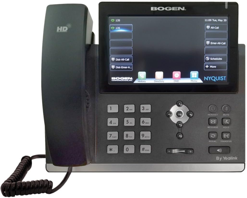 NQ-T1100 Nyquist Color Touch Display VoIP Admin Phone, 7