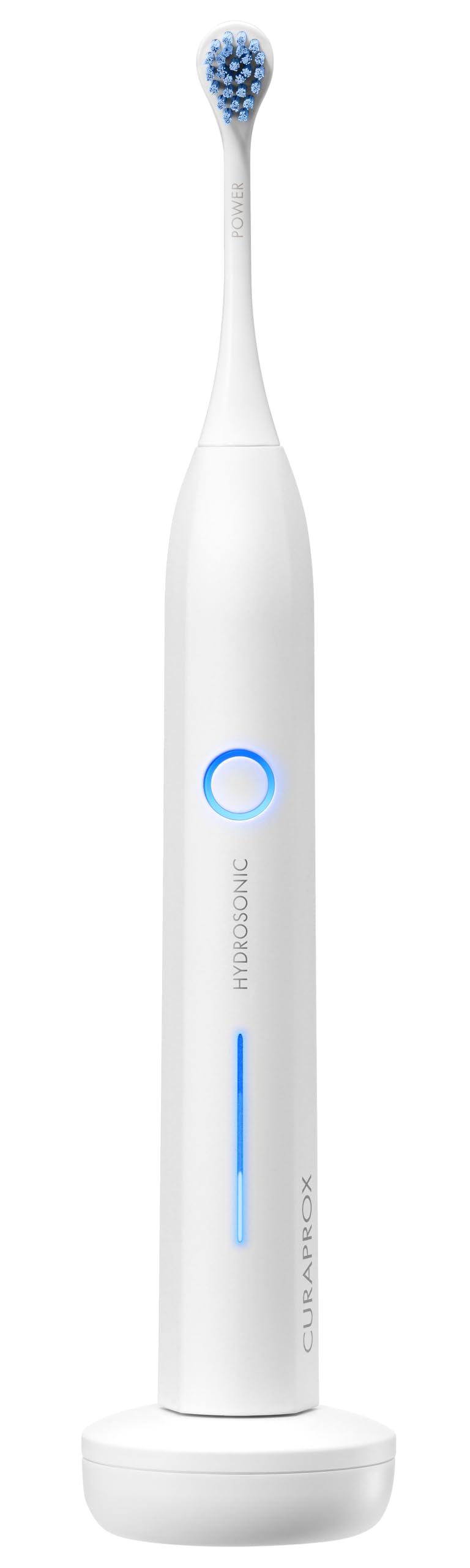 Curaprox Brosse à dents Sonique Hydrosonic Pro – Pour Dents Sensibles, Implants et Appareils Orthodontiques/Nettoyage professionnel à Domicile/Set avec Trois têtes de brosse/Conçu en Suisse