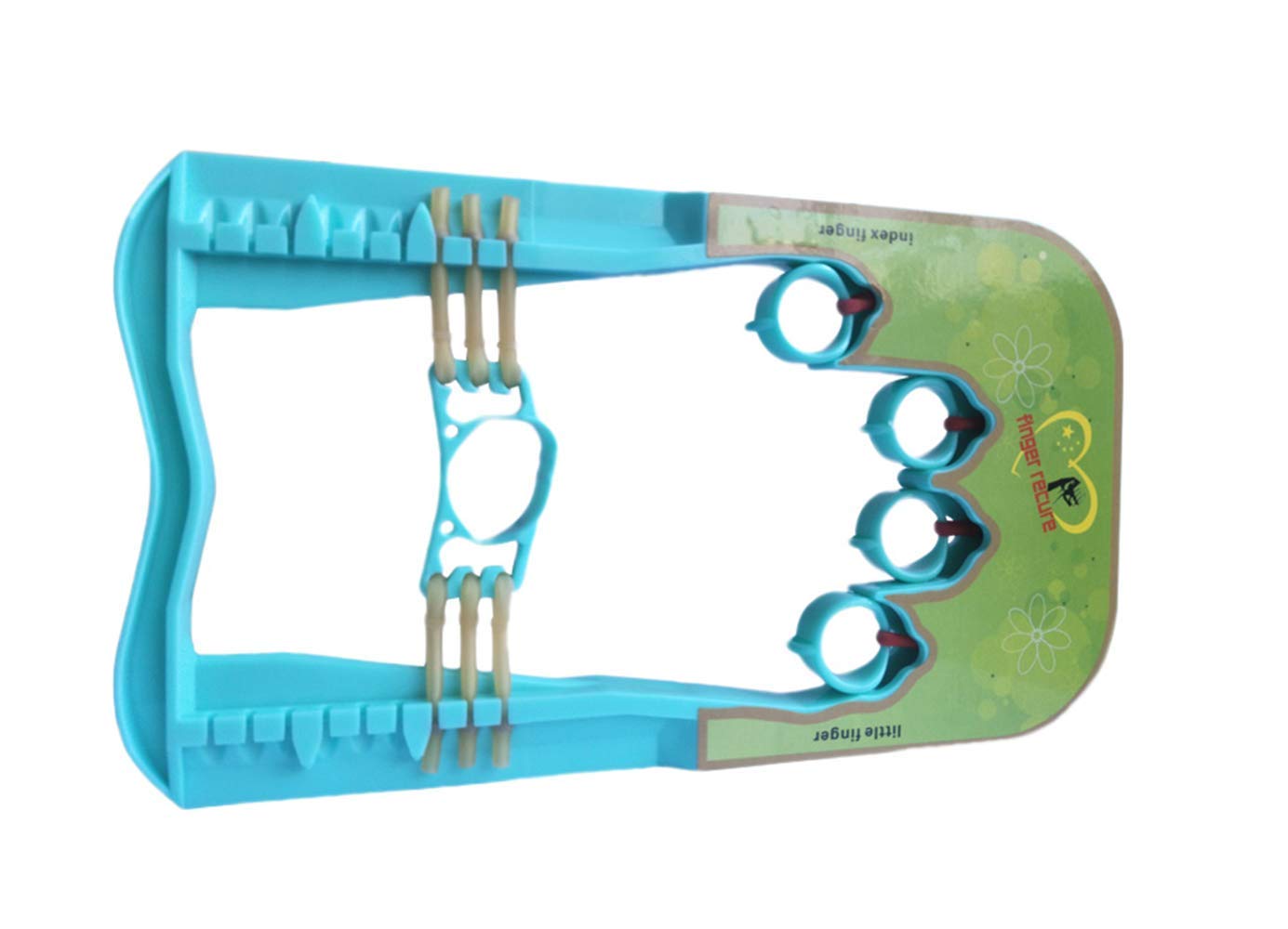 Hanchen - Extensor de Mano para ejercitar los Dedos, fortalecedor de la Mano, Entrenamiento de Fuerza para Terapia física, Atletas y músicos, Blue -20 pounds