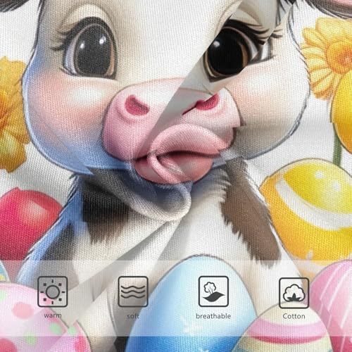 Girls Underwear Toddler 2t Cotton Panties for Girl Florals Briefs Kids Undies Cute Cow Nest Easter Eggs3