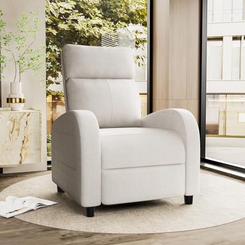 Image of Homall Recliner Chair, Recliner Sofa Fabric for Adults, Beige Recliners