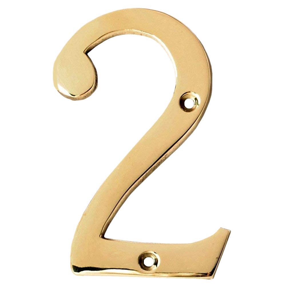 A10SHOP Motif 4-Inch Brass Letters Mailbox Decor Address Signs For Houses Outdoor Wall Decor Mailbox Numbers House Address Numbers For Outside Address Sign for Door Numbers (Polished, Number 3) — Amazon image 13