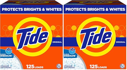 Image of Tide Powder Laundry Detergent,Original Scent,113 Loads,143 oz,(Pack of 2)