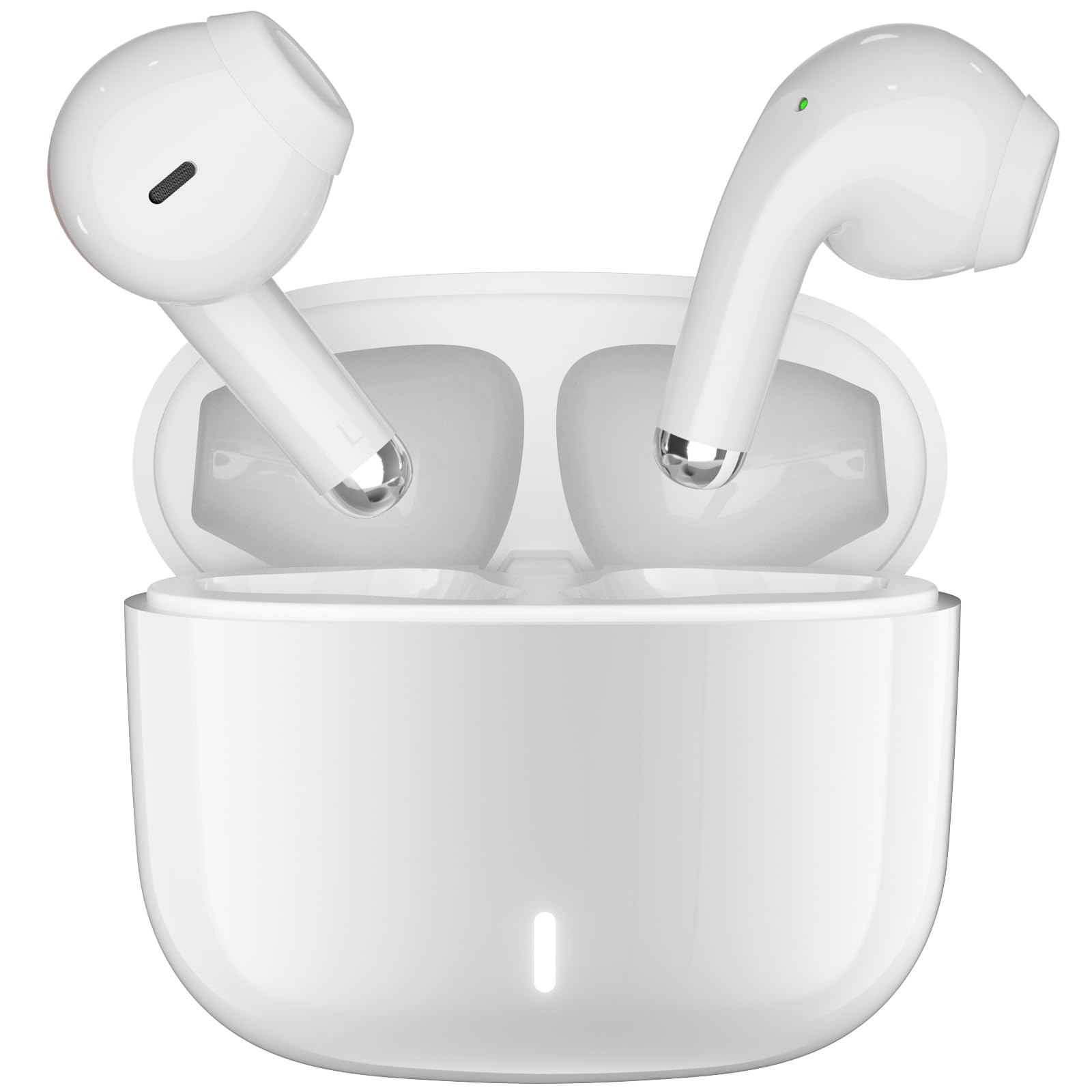 APETOOBluetooth 5.3 Wireless Earbuds for iPhone 17 16 15 Pro Max, Noise Canceling Headphones Stereo in-Ear Earphones Gaming Ear Buds Mic Deep Bass for Samsung S25 S24 S23 S22 S21 Ultra Pixel 10 9 8 7