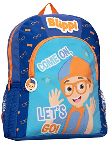 Blippi Niños Mochila Azul Cover