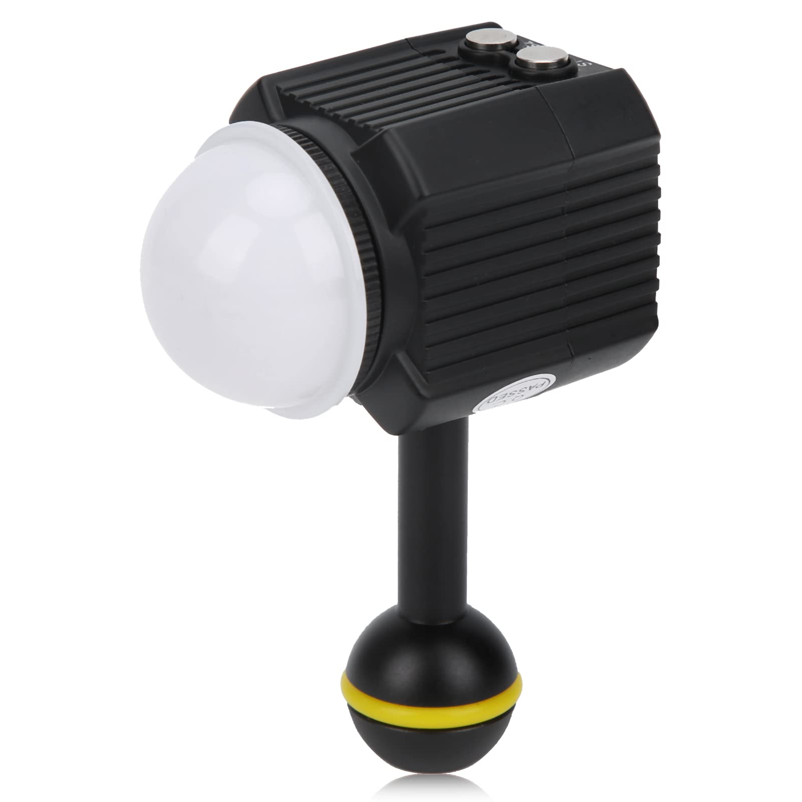 Lumière LED sous-Marine, Lumière de Remplissage de Photographie de Plongée de 60 M (197 Pieds), Lumière Vidéo LED étanche de Remplissage de Lumière de Nuit de Plongée sous-Marine Haute Puissance
