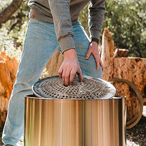 Solo Stove Bonfire 2.0 - 19.5 Inch Smokeless Fire Pit with Removable Ash Pan - Portable Outdoor Fire Pit - Stainless Steel - Wood Burning Lightweight Fireplace, Ideal for 4-6 People, 20 lbs Solo Stove Bonfire 20 195 Inch Smokeless Fire Pit with Removable Ash Pan Portable Outdoor Fire Pit Stainless Steel Wood Burning Lightweight Fireplace Ideal for 4 6 People 20 lbs