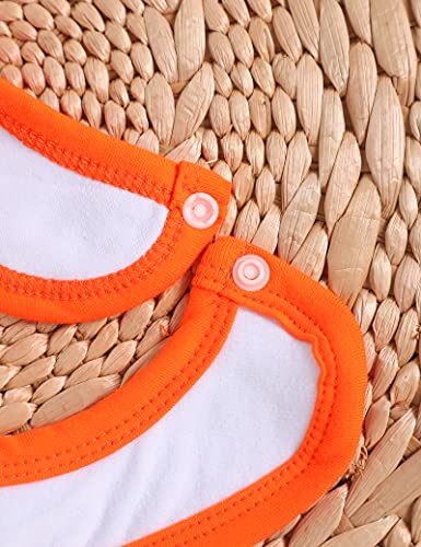 Baby Bibs My First Halloween Baby Boys Girl Bibs for Halloween Drooling and Teething (Pumpkin Orange)4