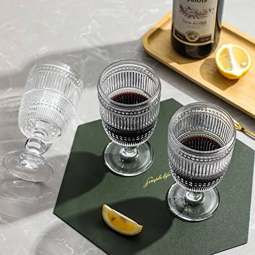 G Binary Iced Tea Goblets 10.5 Oz. Set Of 6 Premium Beverage Glass Set For Wine Soda Juice Water Perfect For Dinner Parties Bars Restaurants Everyday Use #TOP3