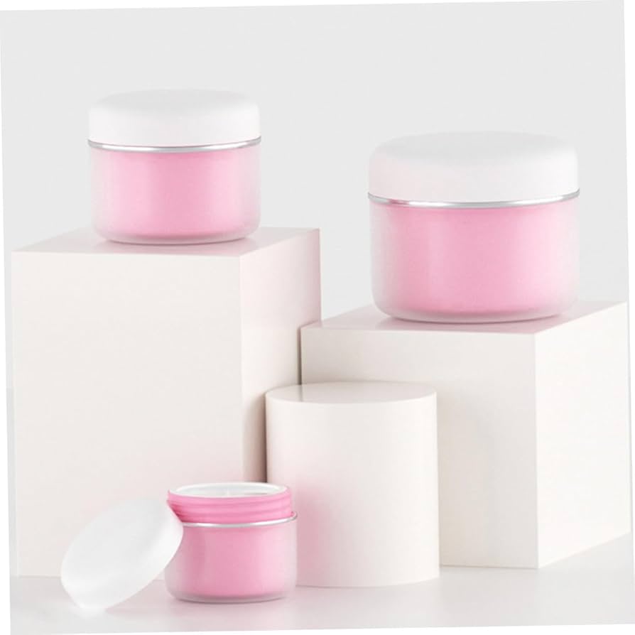 FRCOLOR Shampoo cream travel cream jars refillable bottle cosmetic cream jars empty pot jars skin care jar empty cosmetic containers shampoo bottle lip pp canned container Travel : Amazon.co.uk: Beauty