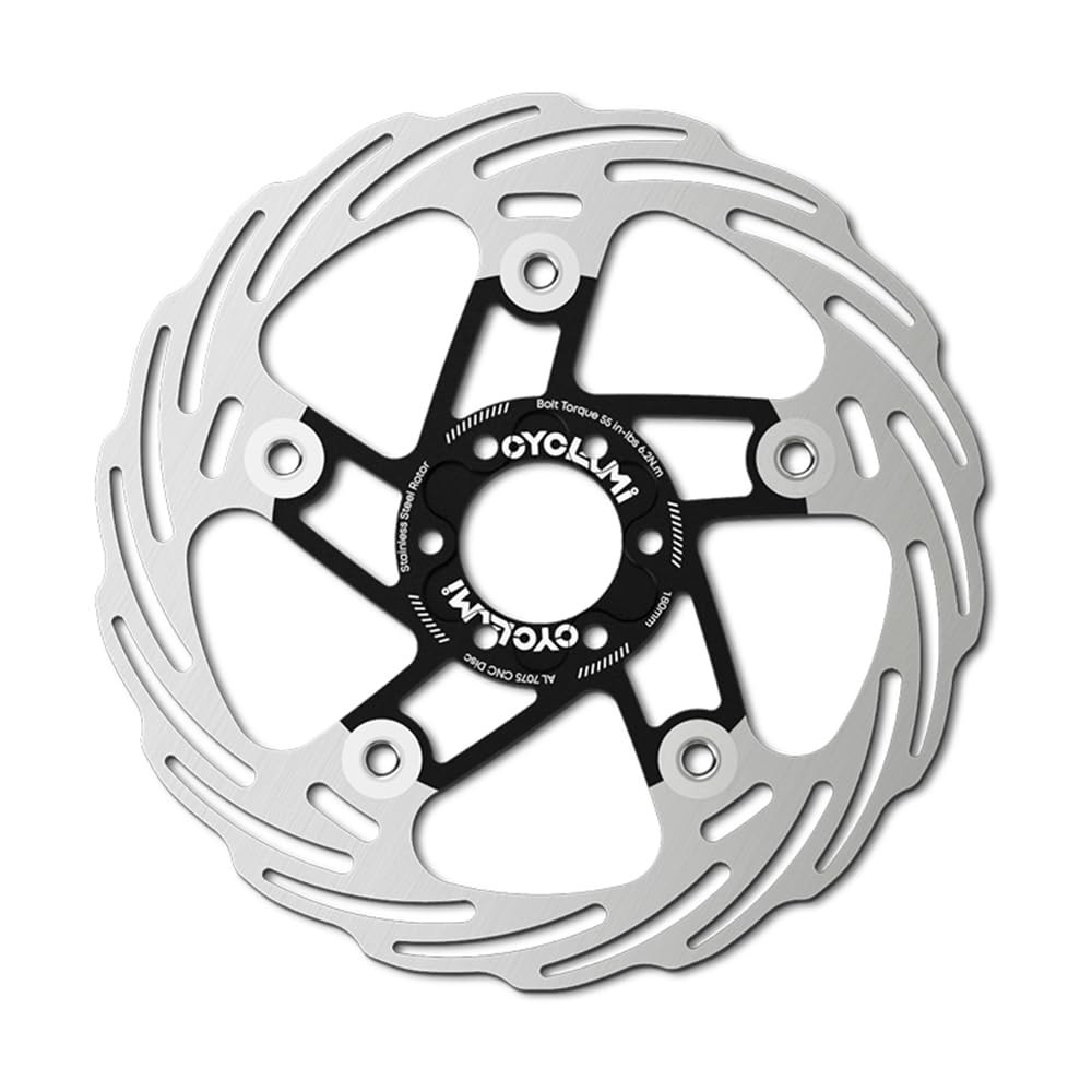 Bicycle Disc Brake Rotor, 160mm, Stainless Steel, for Road and Mountain Bikes