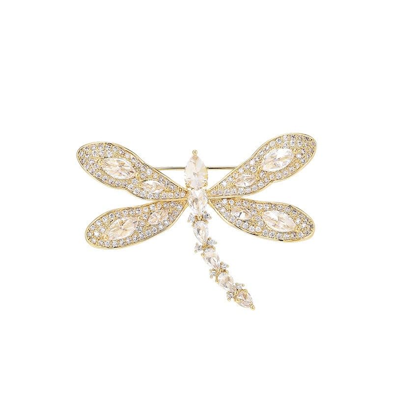 Image of Animal Brooch for Women Girls 18k Gold Plated Animal Brooch Pin Rhinestone Animal Brooch Lapel Pin Jewelry Thanksgiving Day Birthday Wedding Gifts for Mom Wife