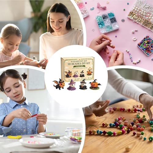 Broderie de perles mignonnes pour Halloween et décoration de bureau