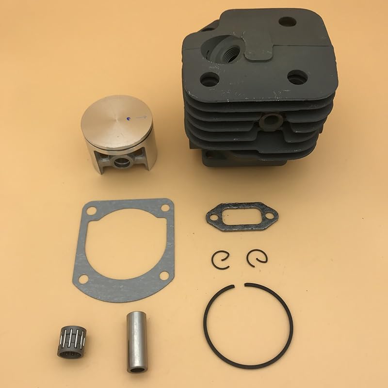 Części ogrodowe 48mm 50mm 52MM zestaw tłoków cylindrów dla HUSQVARNA 61 268 272 272K 272XP benzynowy silnik piły łańcuchowej części silnika 503758172 Бензопила Części ogrodowe (Color : HUS272 52MM)