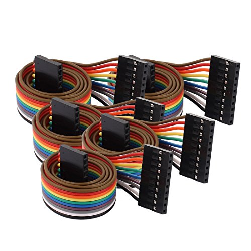 Aexit 5 Pcs Accesorios Audio y Video 2.54mm 10P Hembra miniatura 1