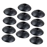 NOLITOY 12個 トレッキングポール マッドサポート トレッキングポールの供給 カバー ディスク キャップ 内径11mm ハイキングポ