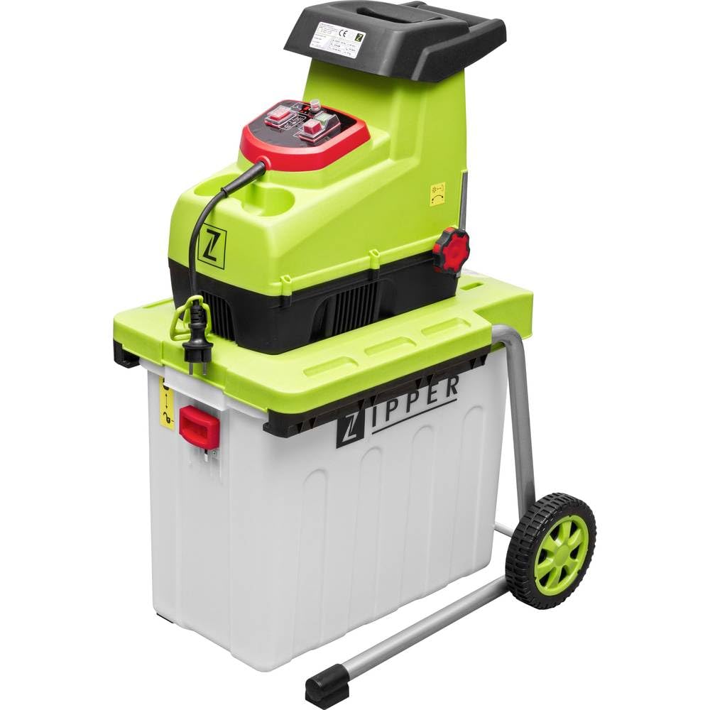 ZIPPER ZI-GHAS2800 Garden Shredder 2800W Silent Roller 44mm Capacity