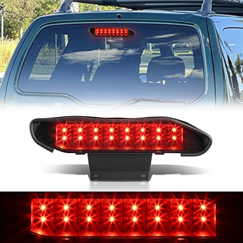 Auto Dynasty Dual Row LED Tinted Lens 3rd Third Tail Brake Light Lamp Compatible with Xterra WD22 00-04