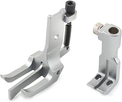 SIKUAI 1/4" 2Needle Walking Foot with Center Guide for JUKI LUH-526 LU-1560 for Singer 112W139