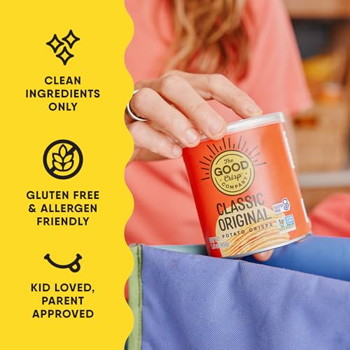 The Good Crisp Company Minis Original Potato Chips, 1.6 oz Cans, Pack of 12 - image 3