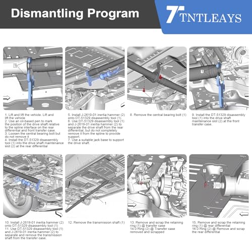 Image of DT-51329-A Driveshaft Removal Adapter Tool - Compatible with Chevrolet Equinox, Traverse, XT5, Acadia, and Buick Envision - Used in Conjunction with J-2619-01 Inertia Hammer